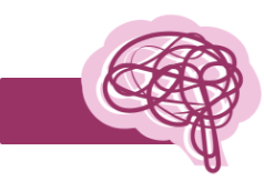 Pink brain illustration for neurology