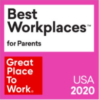 Great Place to Work Best Workplaces for Parents™ 2020 award logo