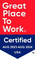 Great Place to Work®–Certified award badge™